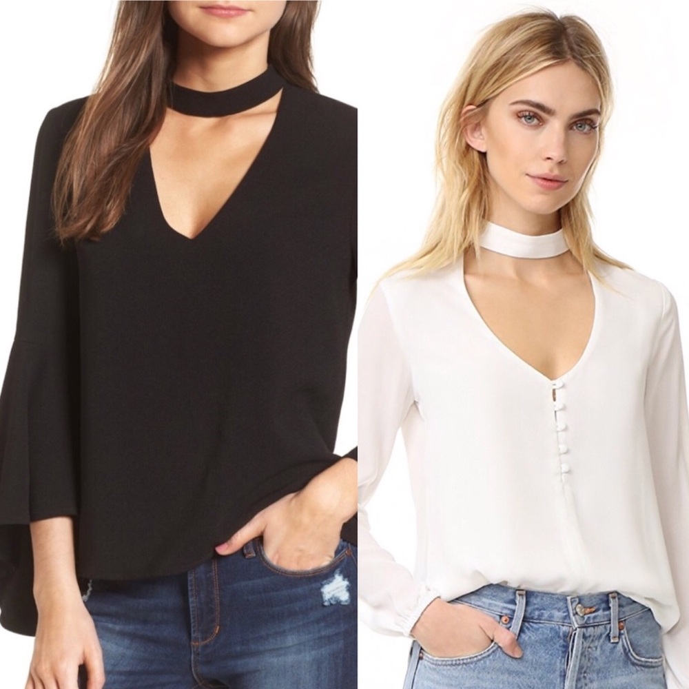 🌸Romantic WAYF Choker Blouse Bundle GUC/NWT (Med)